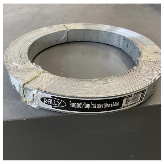 30mmX0.8mmx30m Z275 Punched 0.8mm Hoop Iron